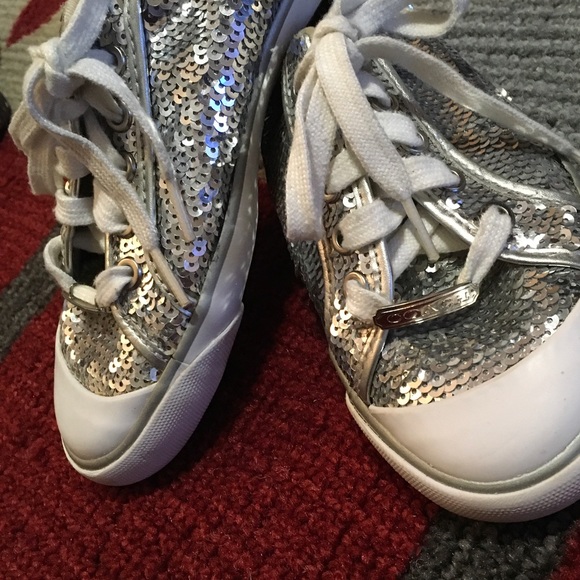 Coach Shoes - - Super cute size 5B Women coach sneakers